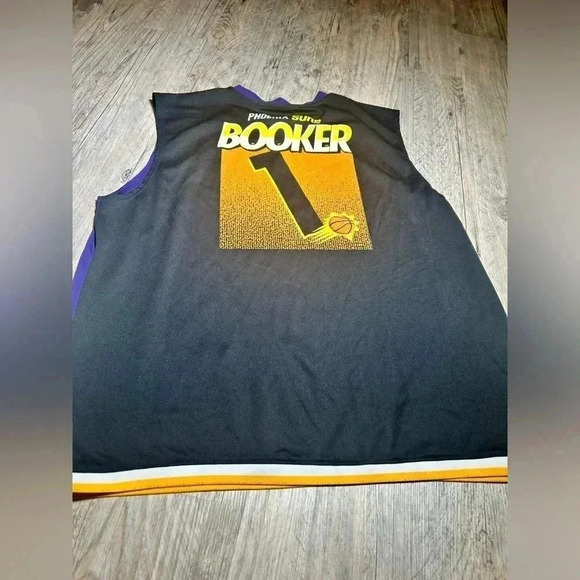 NBA Phoenix Suns Devin Booker #1 Black purple - Picture 6 of 7
